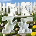 thumbnail image 6 of Silicone Easter Bunny Molds for DIY Resin Art and Spring Holiday Crafts, 6 of 8