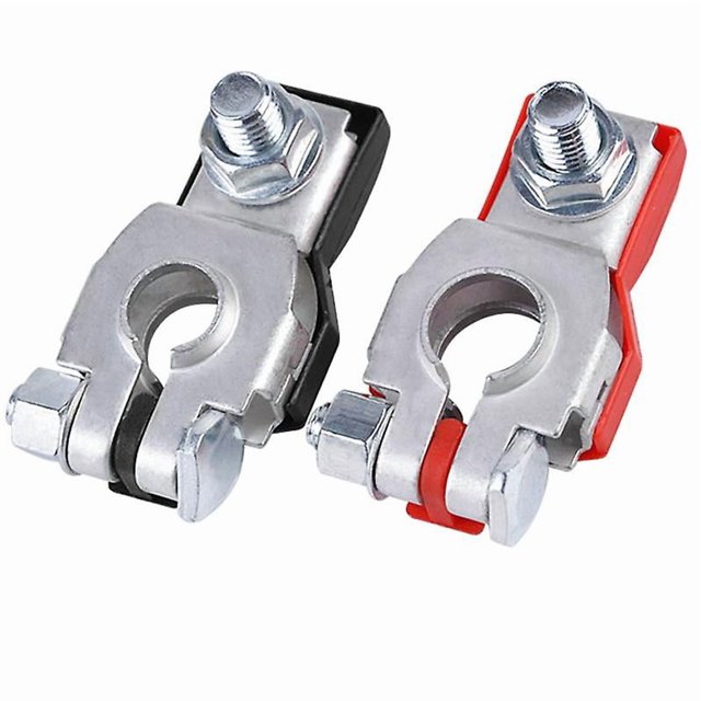 Brass Automobile Battery Pile Head Thin Column Battery Connector Clip Automobile Small Head Battery Terminal
