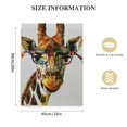 thumbnail image 2 of Acheng  Colorful Giraffe Decor Wall Art Painting for Children's room Bedroom Living room Decor Ready to Hang  16x20 in, 2 of 5