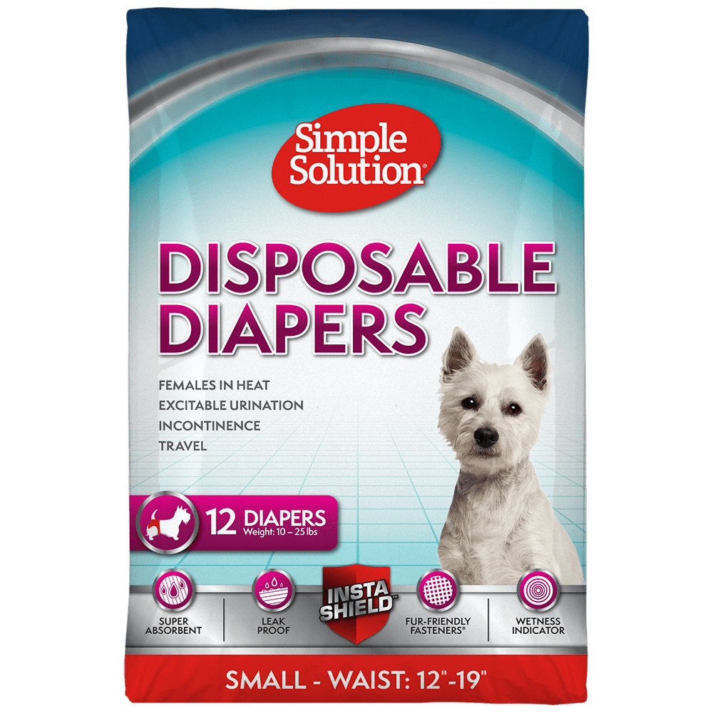 or Puppy Training Super Absorbent Leak-Proof Fit Incontinence Simple Solution Disposable Dog Diapers for Female Dogs Females In Heat Excitable Urination 