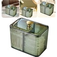 thumbnail image 4 of Caja Almacenamiento Ndcxsfigh Cosméticos con soporte para Bolas de Algodón Plástico transparente, 4 of 9