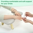 thumbnail image 2 of Unique Bargains Arm Rest for Nails Tech Butterfly Shaped Nail Arm Rest Manicure Hand Rest with Folding Brackets Hand Rest for Nails Tech with Stable Base Nail Hand Rest Gray, 2 of 7