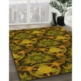 thumbnail image 2 of Ahgly Company Indoor Rectangle Patterned Blood Night Red Area Rugs, 6' x 9', 2 of 6
