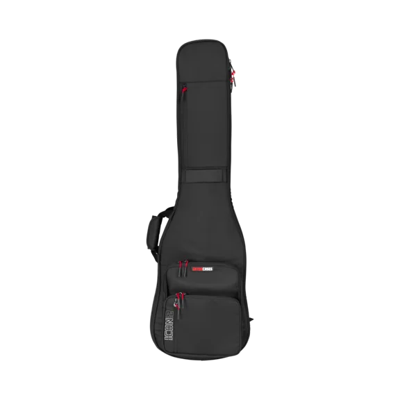 Gator G-ICONTTBASS-BLK Icon Take Two Series Bag, Holds 2 Bass Guitars