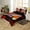 Red, variant on Erosebridal Video Game Comforter Cover Twin,Stripes Lines Bedding Twin Size,Black Green Duvet Cover Twin,Microfiber Male Bedroom Decor,Reversible,2-Piece(No Comforter)