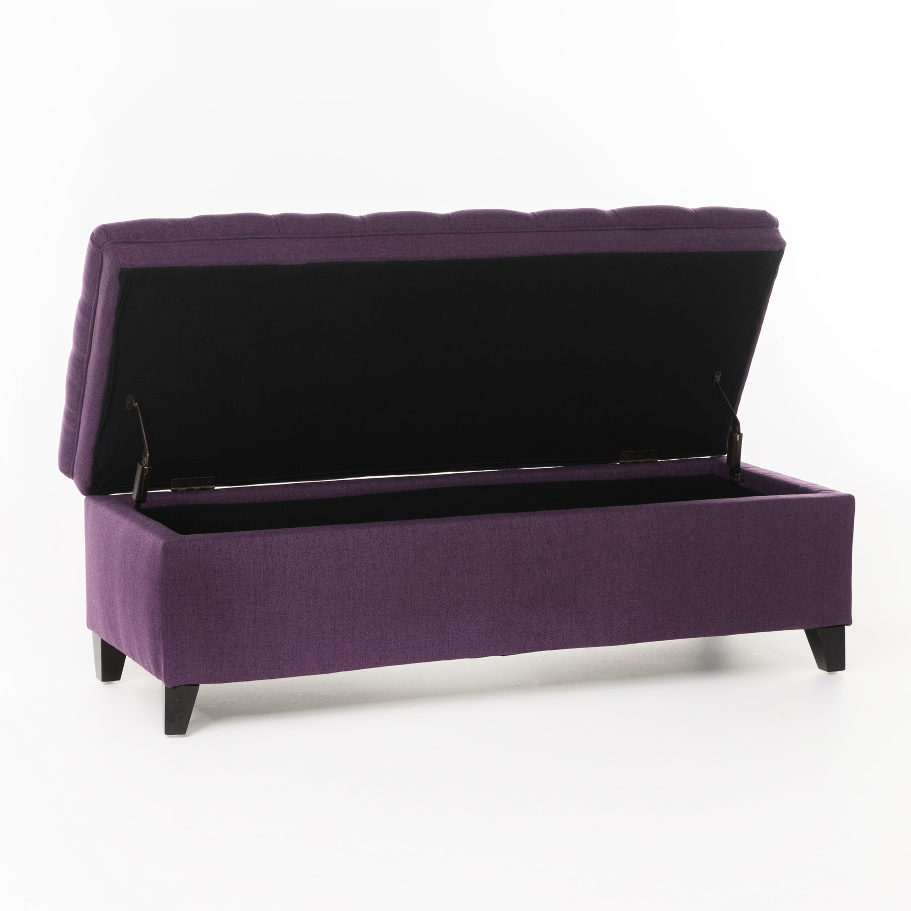 Purple Living Room Storage Chair - 50d X 20.5w 18.3h Fabric, Birch Versatile Piece Stylish With Compartment Essential