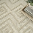 thumbnail image 2 of Nourison Versatile Diamond Geometric Flatweave Indoor Outdoor Area Rug Cream 9' x 12', 2 of 10