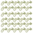 thumbnail image 1 of 30 Pieces Clothes Hanger Connecting Hook Portable Replacement Solid Color Home 30 Space-saving Solid Color Cabinet Closet Connector Organizer Green, 1 of 8