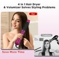 thumbnail image 7 of Hair Dryer and Blow Dryer Brush in one, Aima Beauty 4 in 1 Upgrade Hot Air Brush for Women, Negative ion, Frizz Less, Rose Pink, 7 of 7