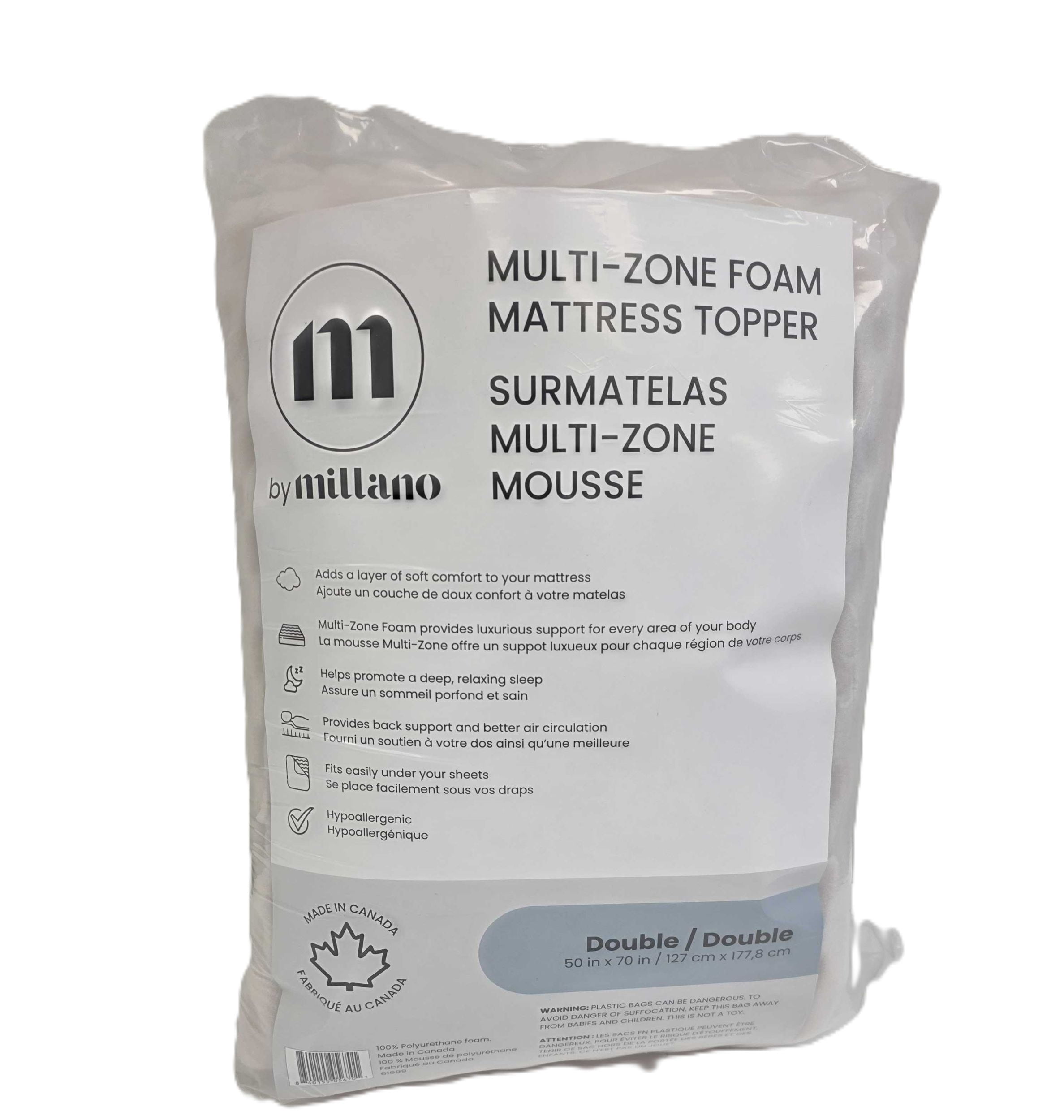 M by Millano - Mattress Topper - Double
