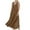 Khaki, variant on Girls Summer Cotton Linen Dress Sleeveless Flowy Maxi Dress Casual Loose Beach Dresses Tank Sundress with Pockets