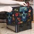 thumbnail image 7 of Goofa Butterfly Flower Skull A Print Toaster Cover 2 Slice, Two Slice Bread Machine Cover Quilted Toaster Covers Bread Maker Cover Kitchen Appliance Cover, 7 of 7