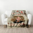 thumbnail image 3 of Personalized Memorial Photo Blanket Gift, A Hug from Heaven, Loss of Mother Father Sympathy Gift, Memorial Gift for Family Members Mom Dad Grandma Grandpa (Style-01), 3 of 6