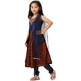thumbnail image 3 of Aswini Girls Jacket Style Salwar Suit | Readymade Indian Girls Churidar Salwar Suit Jacket Style Top, 3 of 5