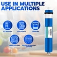 thumbnail image 5 of Metpure Reverse Osmosis Membrane Filter 50 GPD 11.75" x 1.75" for RO Membrane Water Filter Replacement Fits Under Sink RO Drinking Water Purifier System, 5 of 9