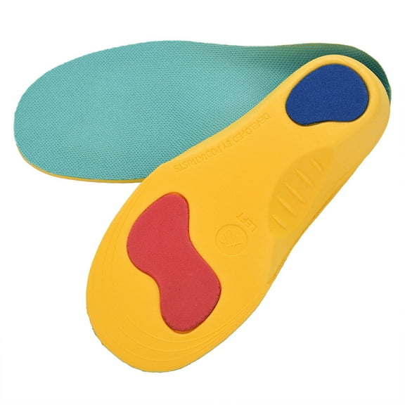 Arch Support Insoles, 5 Types Orthotic Corrective Arch Support Cushion Shoe Inserts Insoles Pads for Kids (XS)