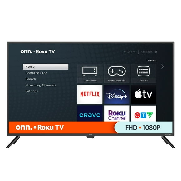 onn. 42" 1080p FHD Roku Smart TV (100068372-CA)