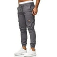thumbnail image 6 of JCCXIN Mens Pants Joggings Men Baggy Solid Color Casual Sweatpants Elastic Sport Pockets Trousers Male Casual Pants Comfy Pants For Men, 6 of 8