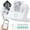 White, variant on SLOK Thermal Mini Printer, Portable Inkless Bluetooth Sticker Maker with 10 Rolls Paper, Pink