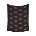 thumbnail image 2 of CADecor Skull Pattern Red Wall Tapestry Wall Hanging Wall Art Home Decor 60x80 inches, 2 of 2