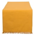 thumbnail image 1 of DII Solid Pumpkin Spice Heavyweight Fringed Table Runner, 1 of 8