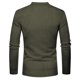 thumbnail image 3 of pstuiky Camisas para hombre de manga larga, Blusa informal de manga larga con cuello redondo y cremallera para hombre, de invierno, a la moda camisetas de hombre xxl, 3 of 3