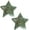 Silver-2, variant on Greenidea 4 Pcs Christmas Star Ornaments for Christmas Decorations,Star Ornaments for Christmas Tree Decorations, Hanging Resin Star Christmas Ornaments