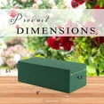 thumbnail image 2 of 1 Pcs Floral Foam, Wet and Dry Floral Foam Blocks Flower Arrangement Kit for Fresh or Silk Artificial Flowers (Green, 9"L x 4"W x 3"H), 2 of 7