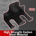 thumbnail image 5 of Ikoopy Wall Mounted Barbell Hanger Carbon Steel Vertical Gym Bar Storage Rack Space Saving Barbell Holder Organizer with 2 Slot for Gym Home, 5 of 12
