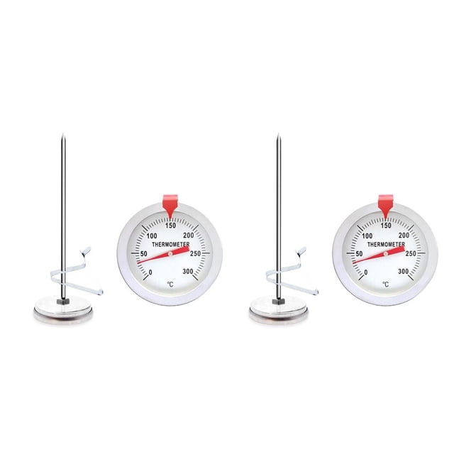 Termómetro de cocina Toystoory de Acero inoxidable 300mm lectura rápida 2piezas