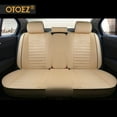thumbnail image 6 of OTOEZ Leather Car Seat Covers Full Set Front and Rear Bench Backrest Seat Cover Set Universal Fit for Sedan SUV Truck, 6 of 6
