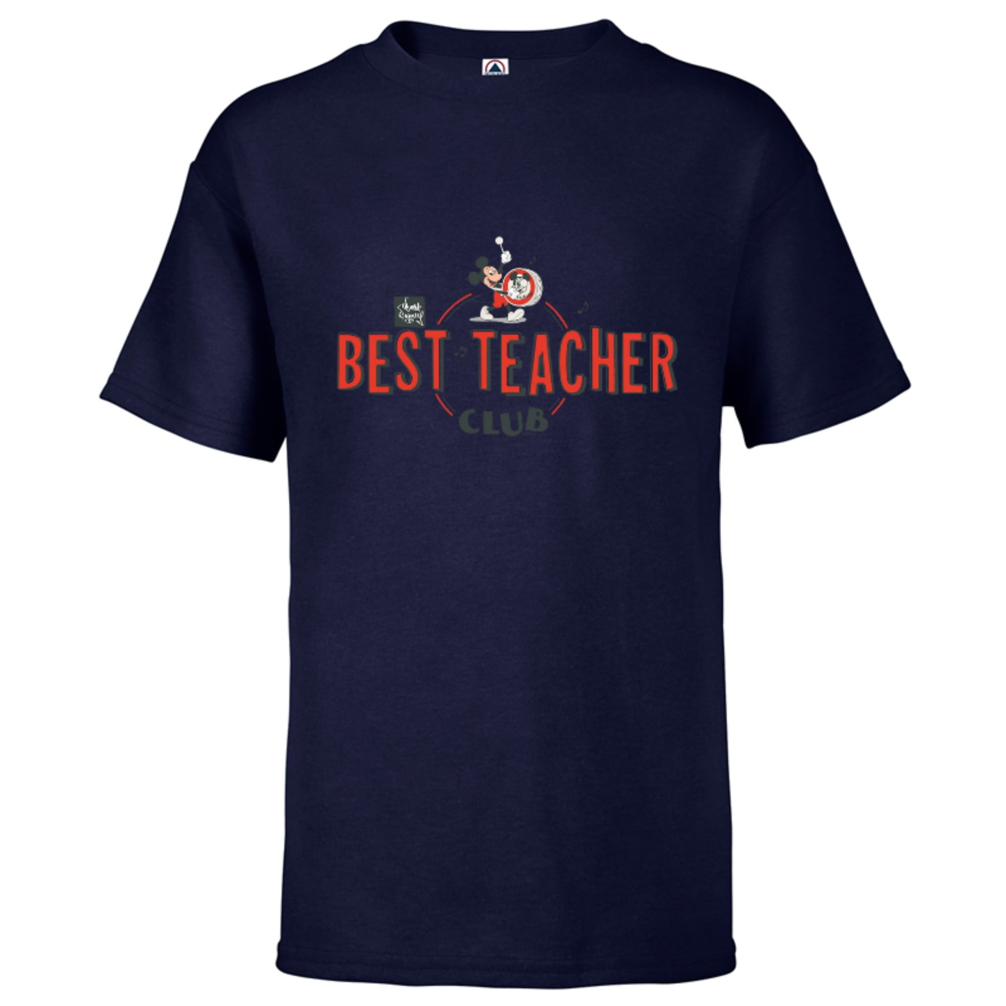 Disney Mickey Mouse Best Teacher Club - Short Sleeve T-Shirt for Kids ...