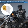 thumbnail image 3 of Accesorios de Casco de Motocicleta Decoración Cuernos de Cabra Amarillos para Cascos de Motocicleta Bicicleta Esquí Calcomanías Amarillo Blanquecino 1 Juego, 3 of 6