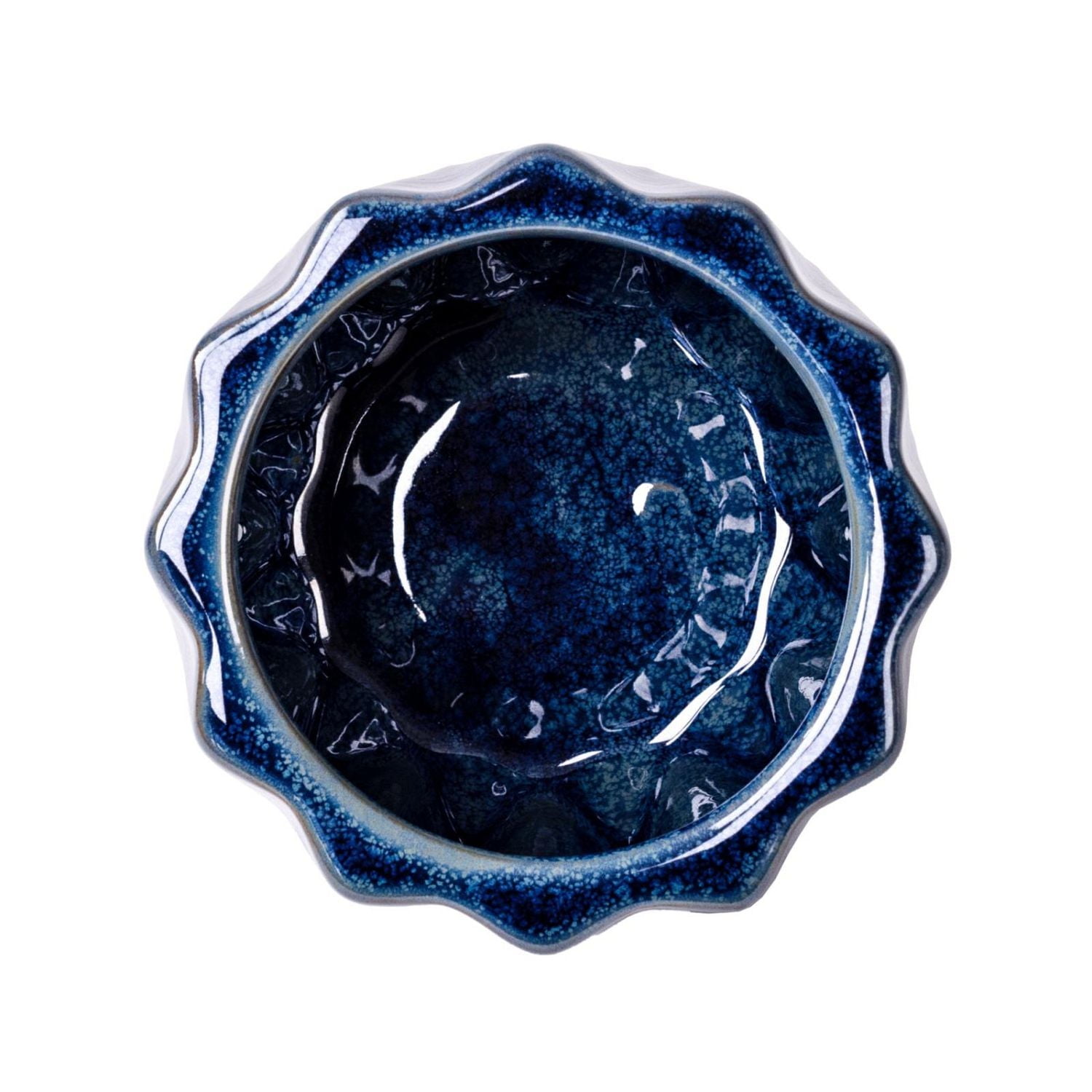 Better Homes & Gardens Céramique Pot à motif géométrique de 12,7 cm-Blanc Pot de fleur