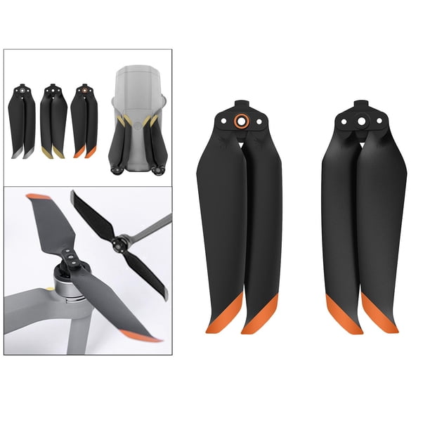 7238F de bajo ruido reemplazos plegable Compatible 2S , ligero y , de y almacenar - 1 par naranja Yotijar Reemplazo de hélices