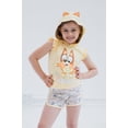 thumbnail image 2 of Conjunto de ropa Bluey Bingo, camiseta sin mangas y pantalones cortos para niñas de 7 a 8 años, 2 of 7
