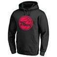 thumbnail image 2 of Men's Black Philadelphia 76ers Taylor Pullover Hoodie, 2 of 3