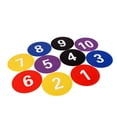 thumbnail image 4 of 10x marcadores de puntos de suelo numerados tapete de entrenamiento amortiguador silencioso gimnasio marcadores de disco plano tapete emblemático para vistoso, 4 of 8