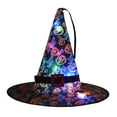 thumbnail image 1 of Wangsaura Halloween Lighting Witch Hat, LED Light Holiday Party Glowing Cap, 1 of 8