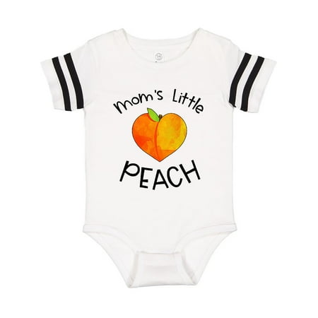 

Inktastic Mom s Little Peach Cute Peach Heart Gift Baby Boy or Baby Girl Bodysuit