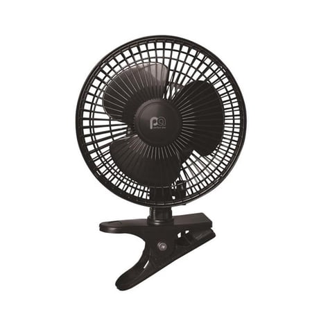 Perfect Aire 6093056 11 in. Black 2-Speed Clip Fan