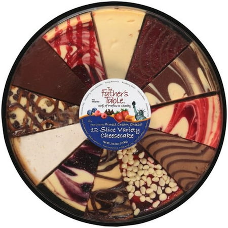 Wal-mart Bakery 40oz 12 Slice Variety Cheesecake