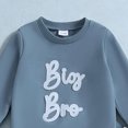 thumbnail image 5 of CAICJ98 Toddler Boy Matching Outfits Big Bro Long Sleeve Sweatshirt and Elastic Drawstring Pants Set Fall Winter Clothes,Size 18-24 Months, 5 of 5