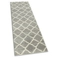 thumbnail image 2 of Well Woven Harbor Trellis Grey Moroccan Lattice Modern 3 x 10 2'7" x 9'10" Runner Rug, 2 of 6