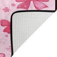 thumbnail image 7 of Bathroom Sets Curtain and Rug Sets 23.6x15.7 in Non-Slip Mat and 66x72 in Shower Curtain for Home Bath Dcor Pink Cute Bows, 7 of 7
