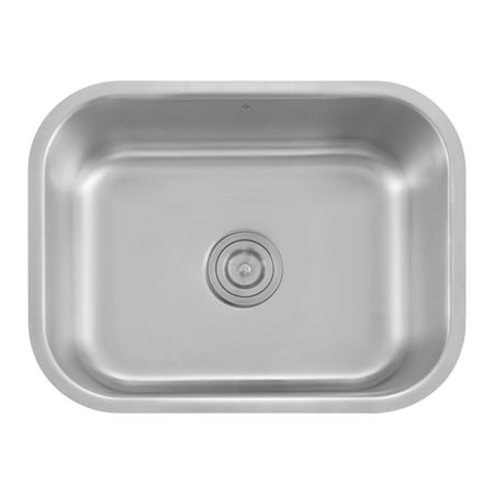Z Series Stainless Steel Single Bowl Undermount Kitchen Sink Milan 23 Inch