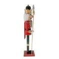 thumbnail image 4 of MERIGLARE 50cm Wooden Nutcracker Solider Figures Model Puppet Doll Home Decor Style2, 4 of 9