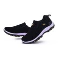 thumbnail image 4 of GiLiling Men's Slip On Walking Shoes Round Toe Non Slip Platform Sneakers Casual Sports Shoes for Outdoor Running Work, 4 of 7