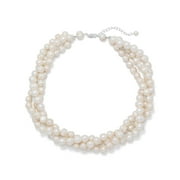 18" 2" Multistrand Cultured Freshwater Pearl Necklace