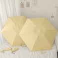 thumbnail image 4 of 1 pieza Mini paraguas plano 60 % de descuento Yuzi amarillo, 4 of 6